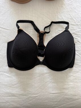 Brand New B. TEMPT'D Black Full Bloom Racerback Bra  - Size 36DD